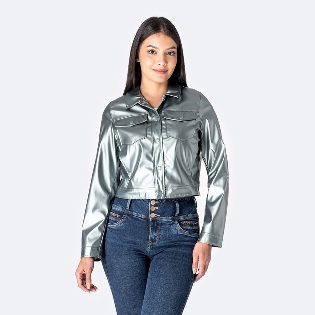 PIONIER - Casaca Cuerina Mujer Kytzyh Pionier