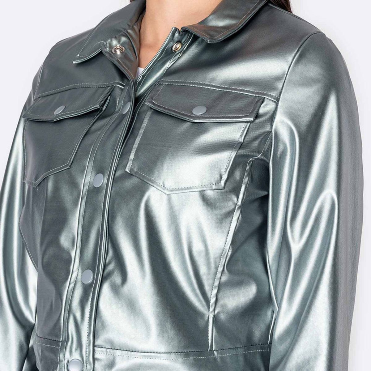 PIONIER - Casaca Cuerina Mujer Kytzyh Pionier