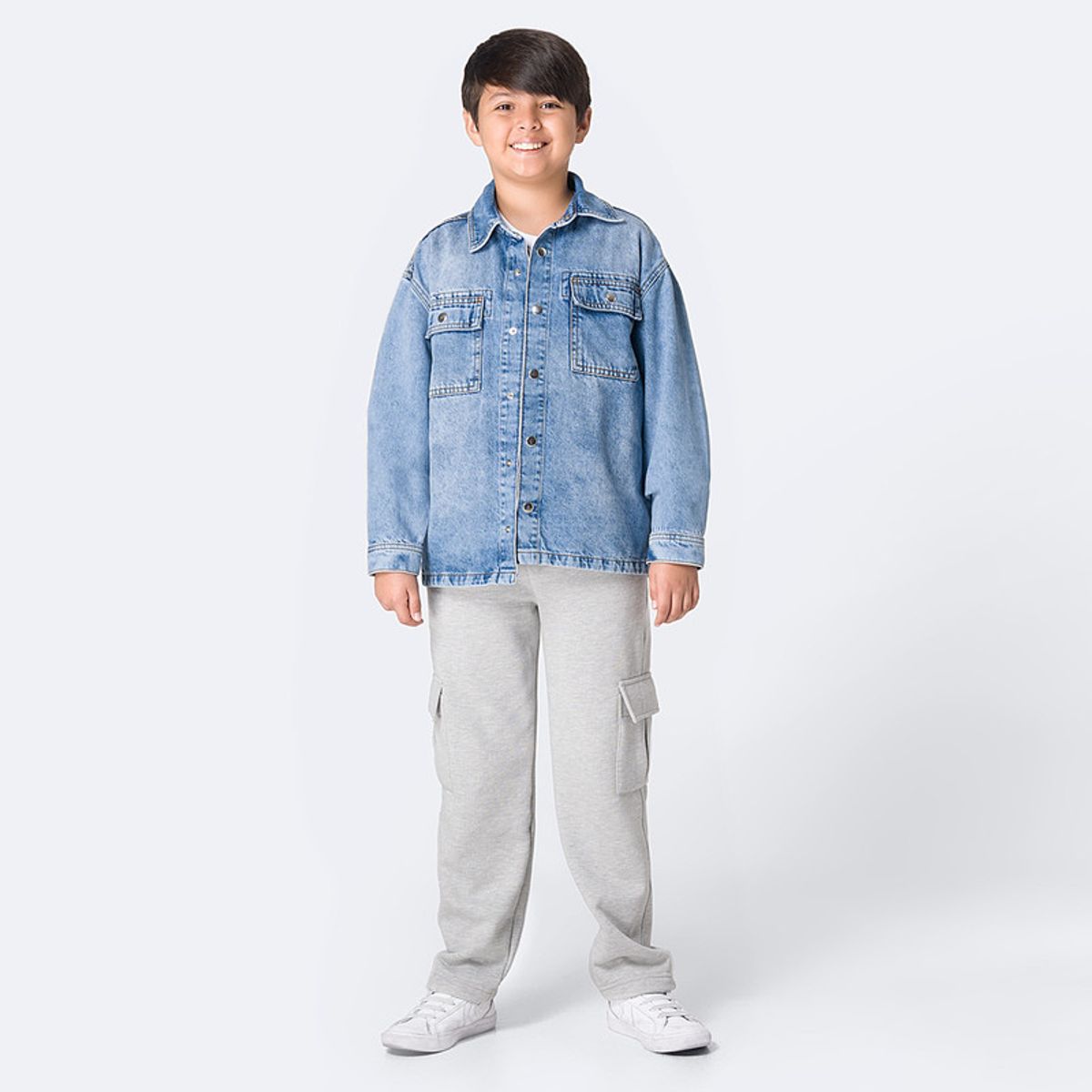 PIONIER - Casaca Denim Niño Claudioh Pionier
