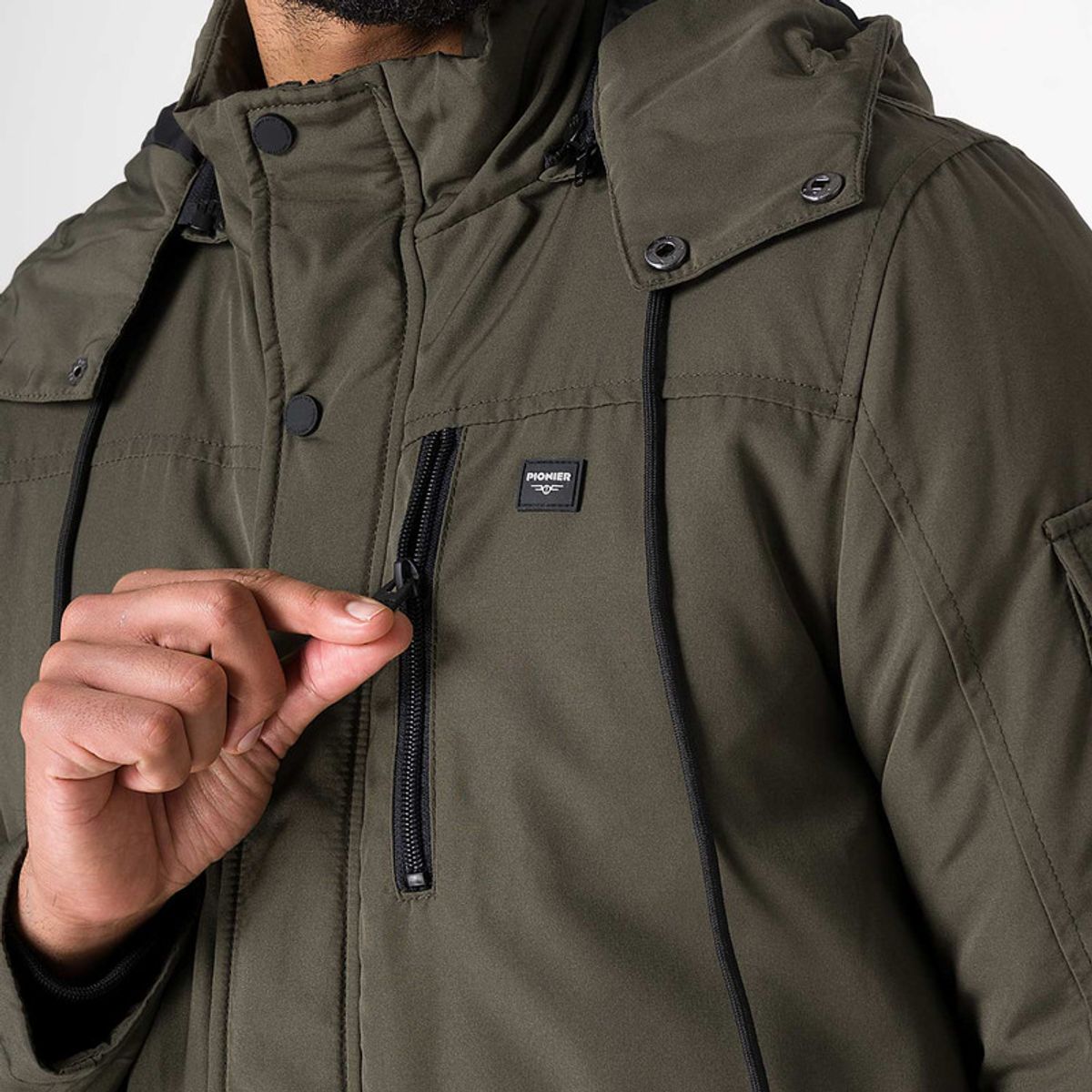 PIONIER - Casaca Drill Hombre Louihs Pionier