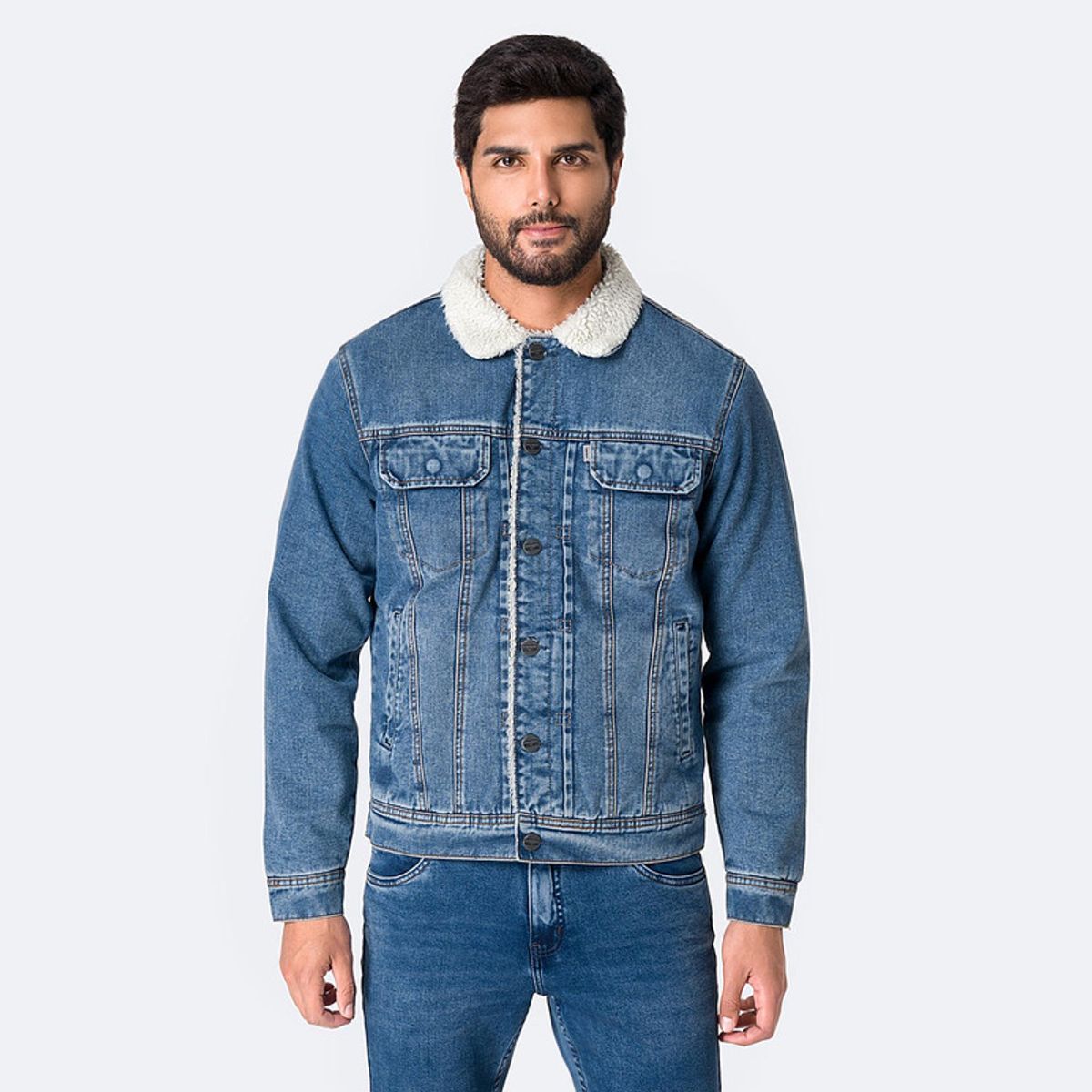 PIONIER - Casaca Denim Hombre Johhn Pionier