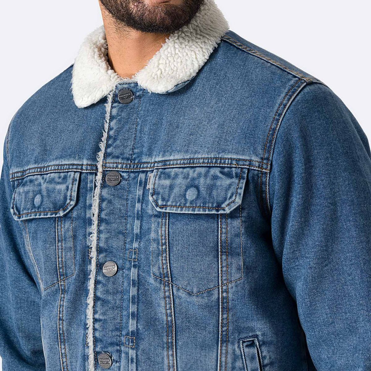 PIONIER - Casaca Denim Hombre Johhn Pionier