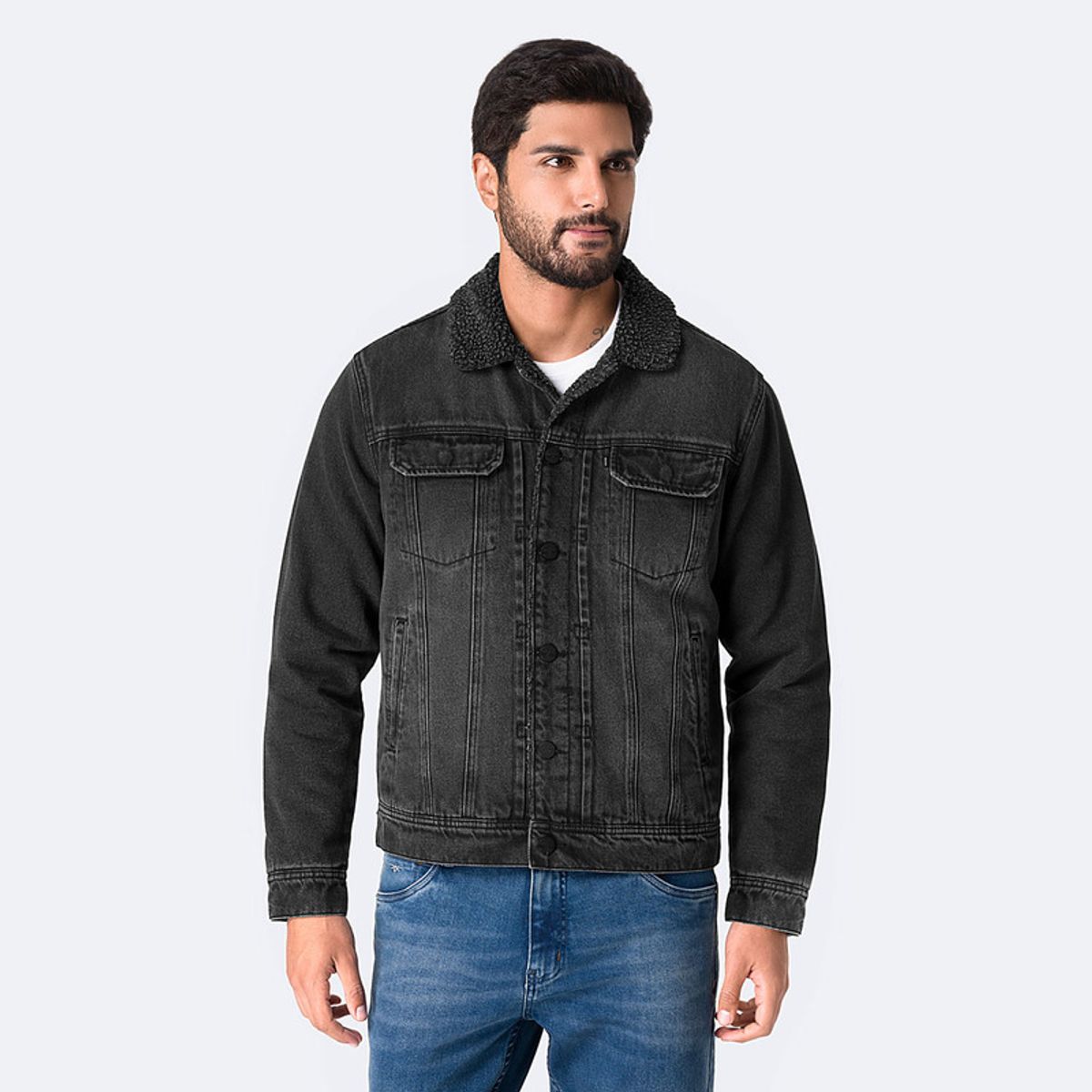PIONIER - Casaca Denim Hombre Johhn Pionier