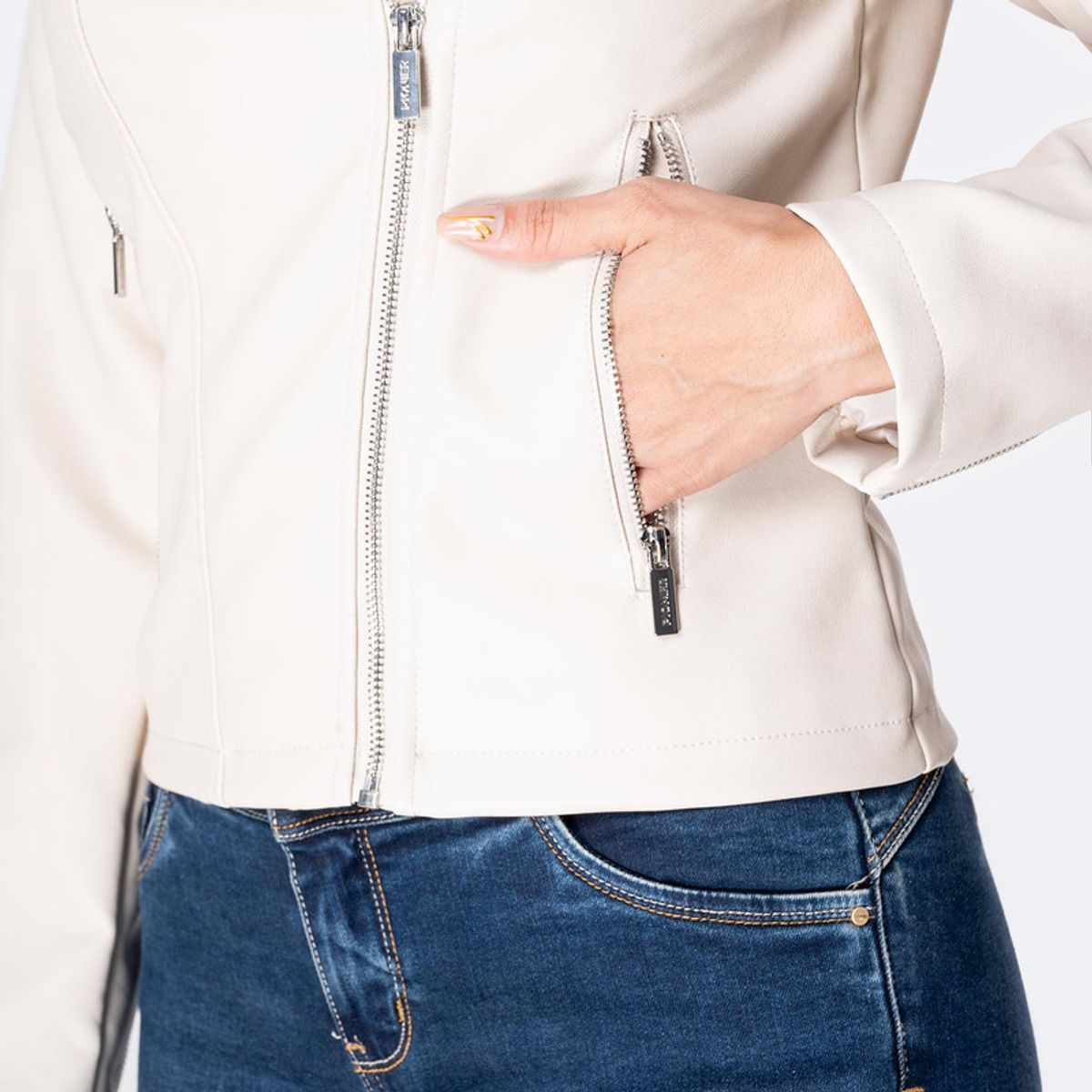 PIONIER - Casaca Cuerina Mujer Tamar Pionier