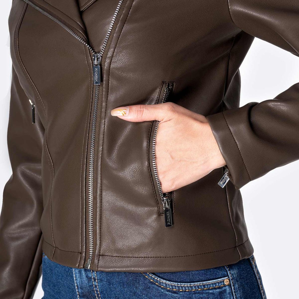 PIONIER - Casaca Cuerina Mujer Tamar Pionier