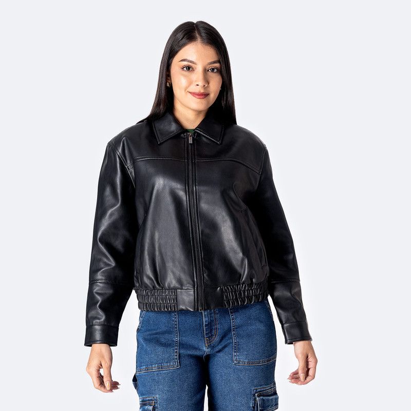 PIONIER - Casaca Cuerina Mujer Dahelyn Pionier