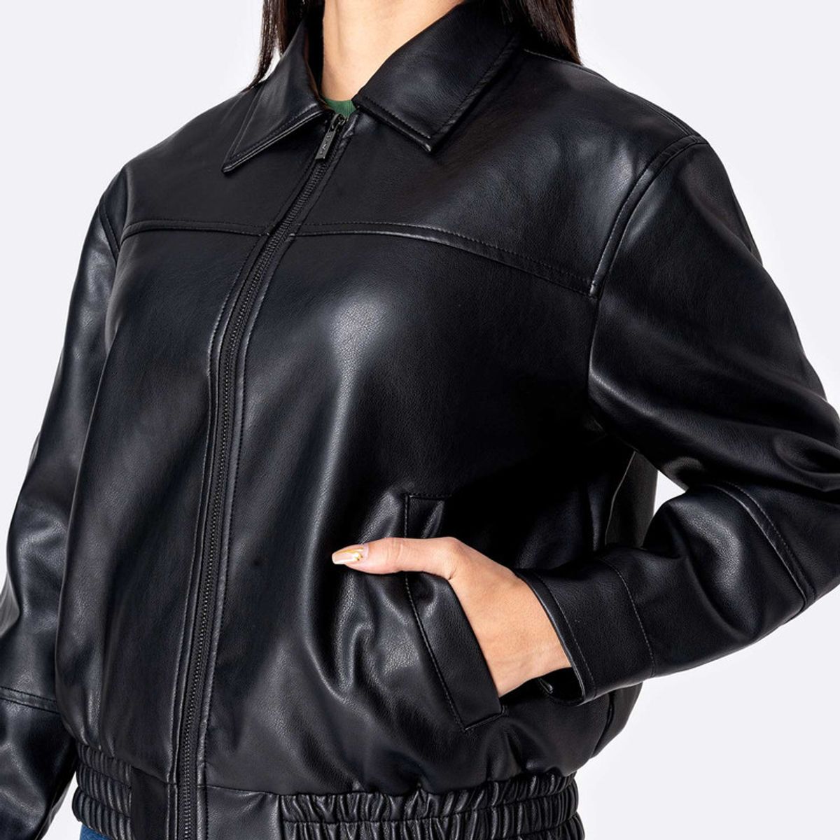 PIONIER - Casaca Cuerina Mujer Dahelyn Pionier