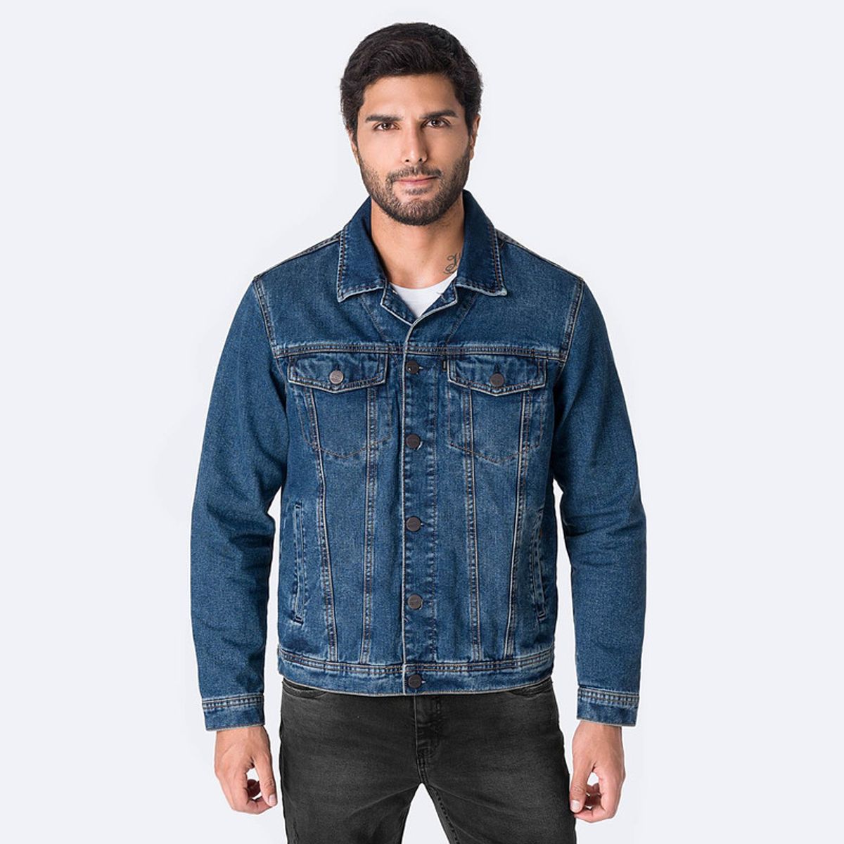 PIONIER - Casaca Denim Hombre Murffhy Pionier