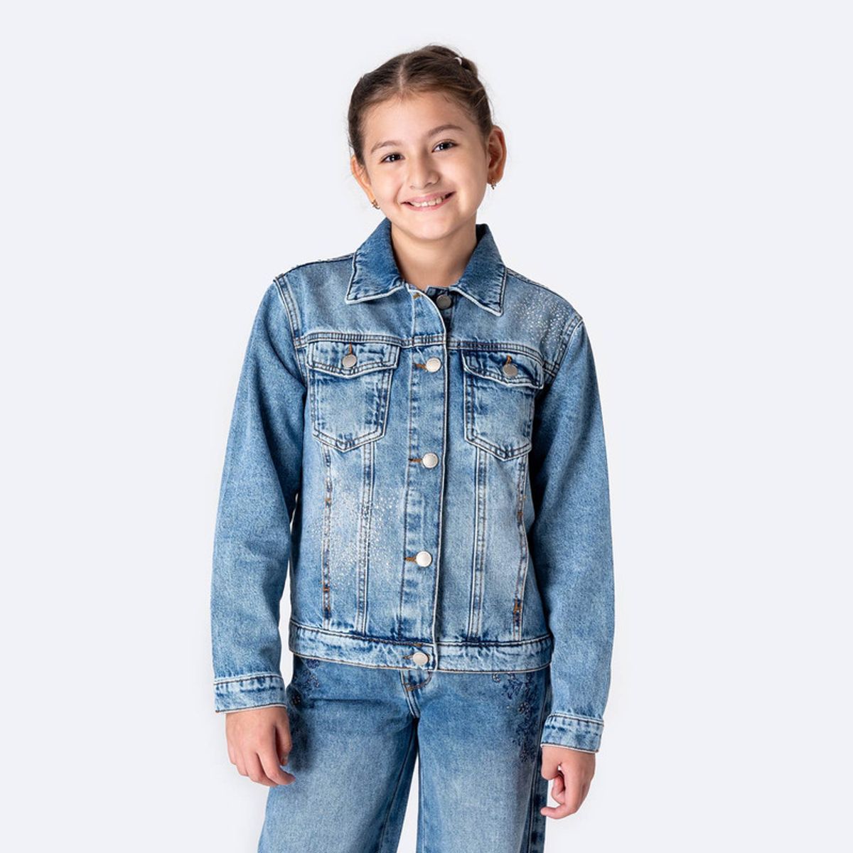 PIONIER - Casaca Denim Niña Guilah Pionier