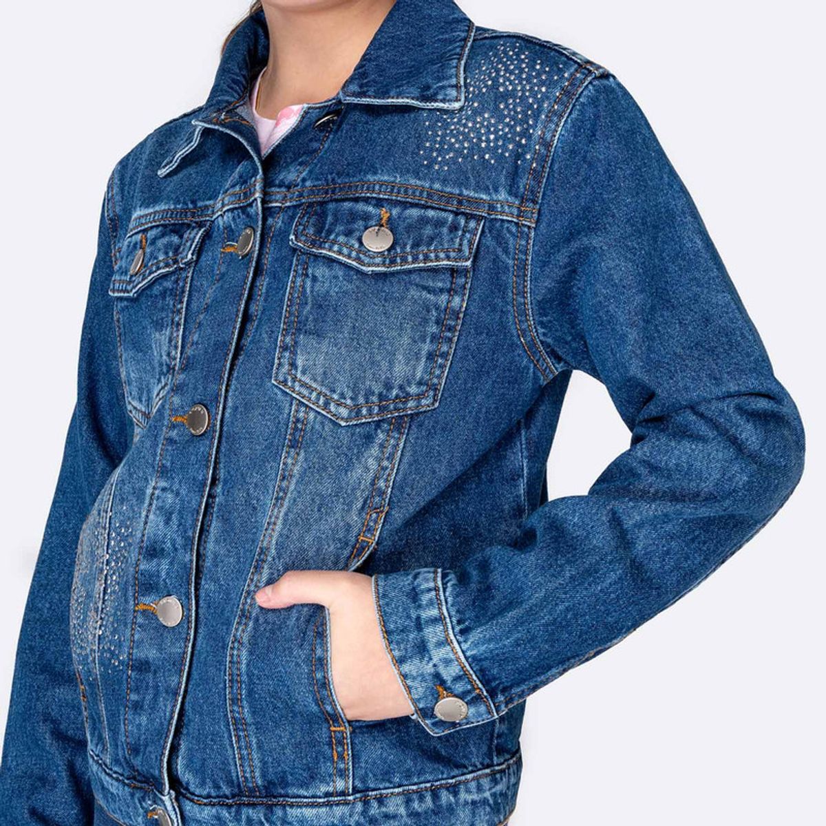 PIONIER - Casaca Denim Niña Guilah Pionier