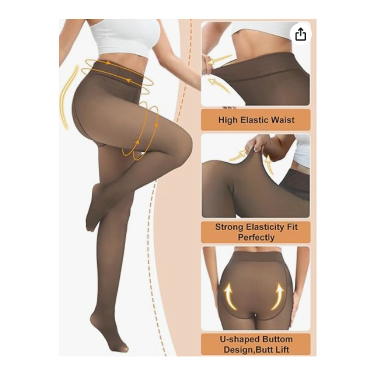 GENERICO - PANTY ABRIGADOR CON EFECTO PIEL