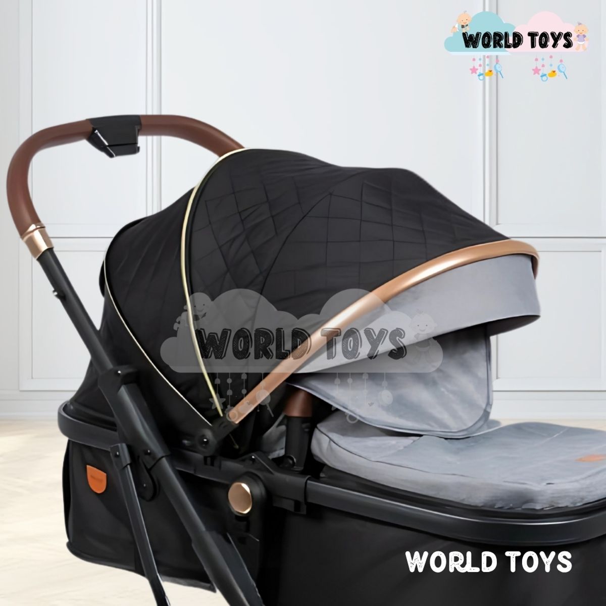 Baby - Coche Cuna Moisés de Lujo «SATURNO ULTRA» Gray