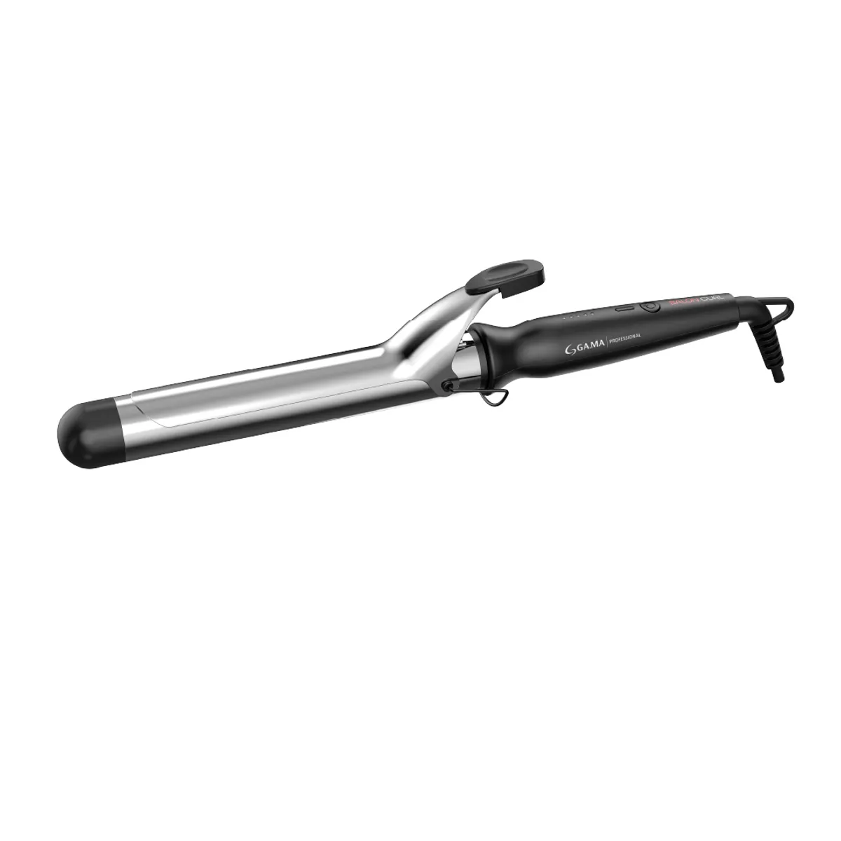 GAMA - Combo Rizador Gama Salon Curl de 32mm y Protector Térmico Lanosterín