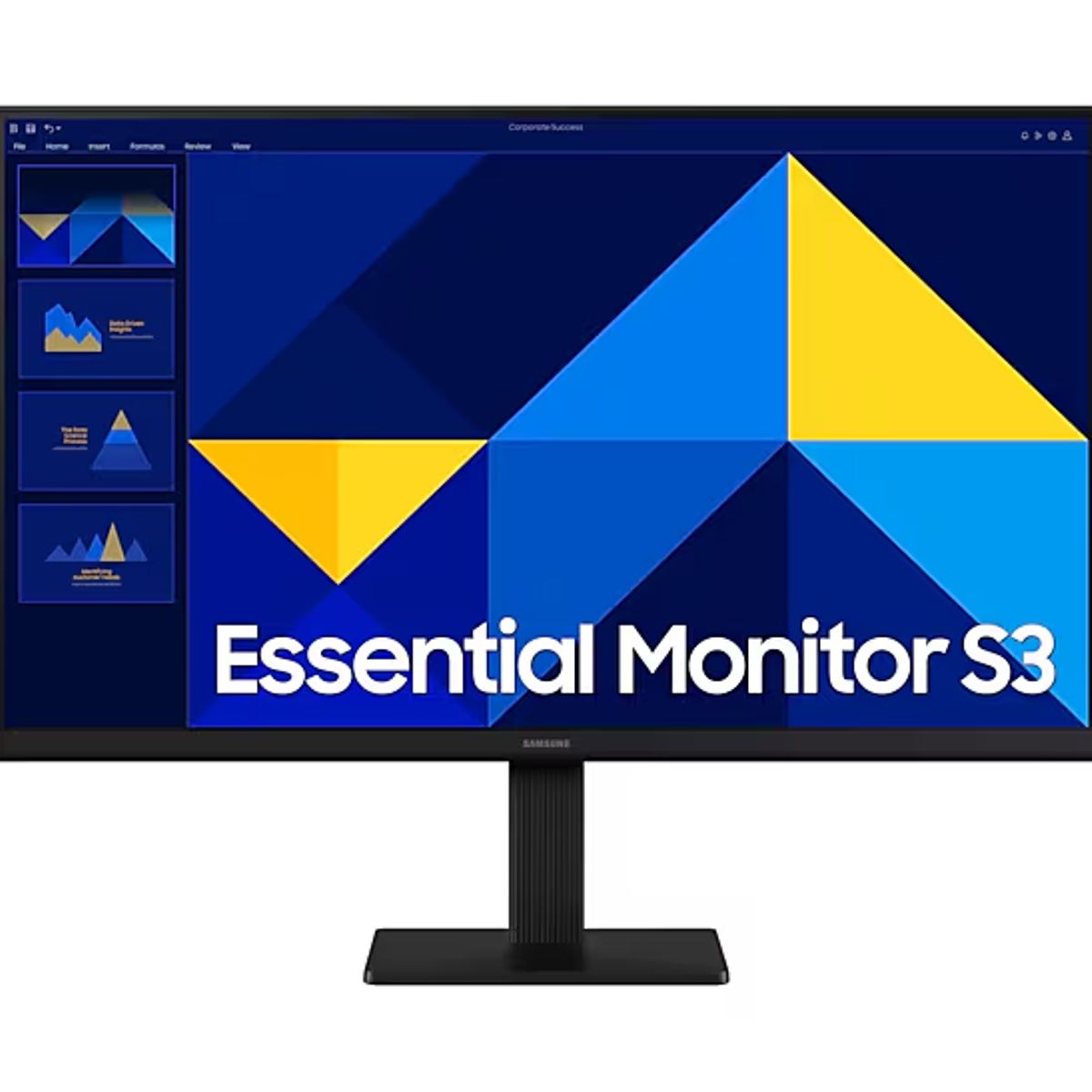 SAMSUNG - Monitor Samsung Essential Monitor S3 23.8 IPS FHD 1920x1080 100Hz