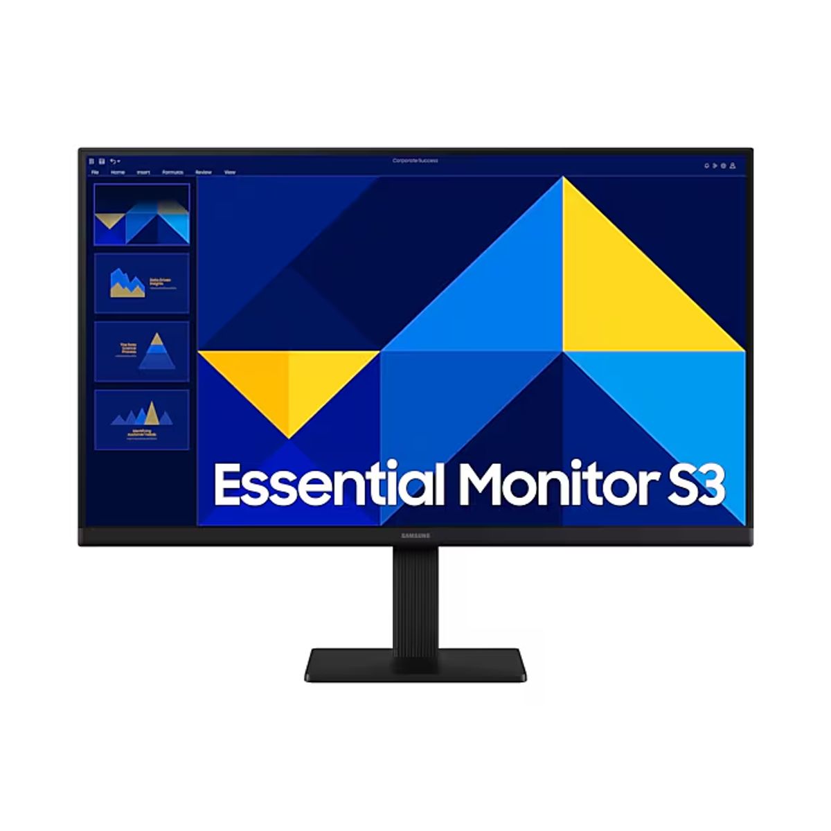 SAMSUNG - Monitor Samsung Essential Monitor S3 23.8 IPS FHD 1920x1080 100Hz