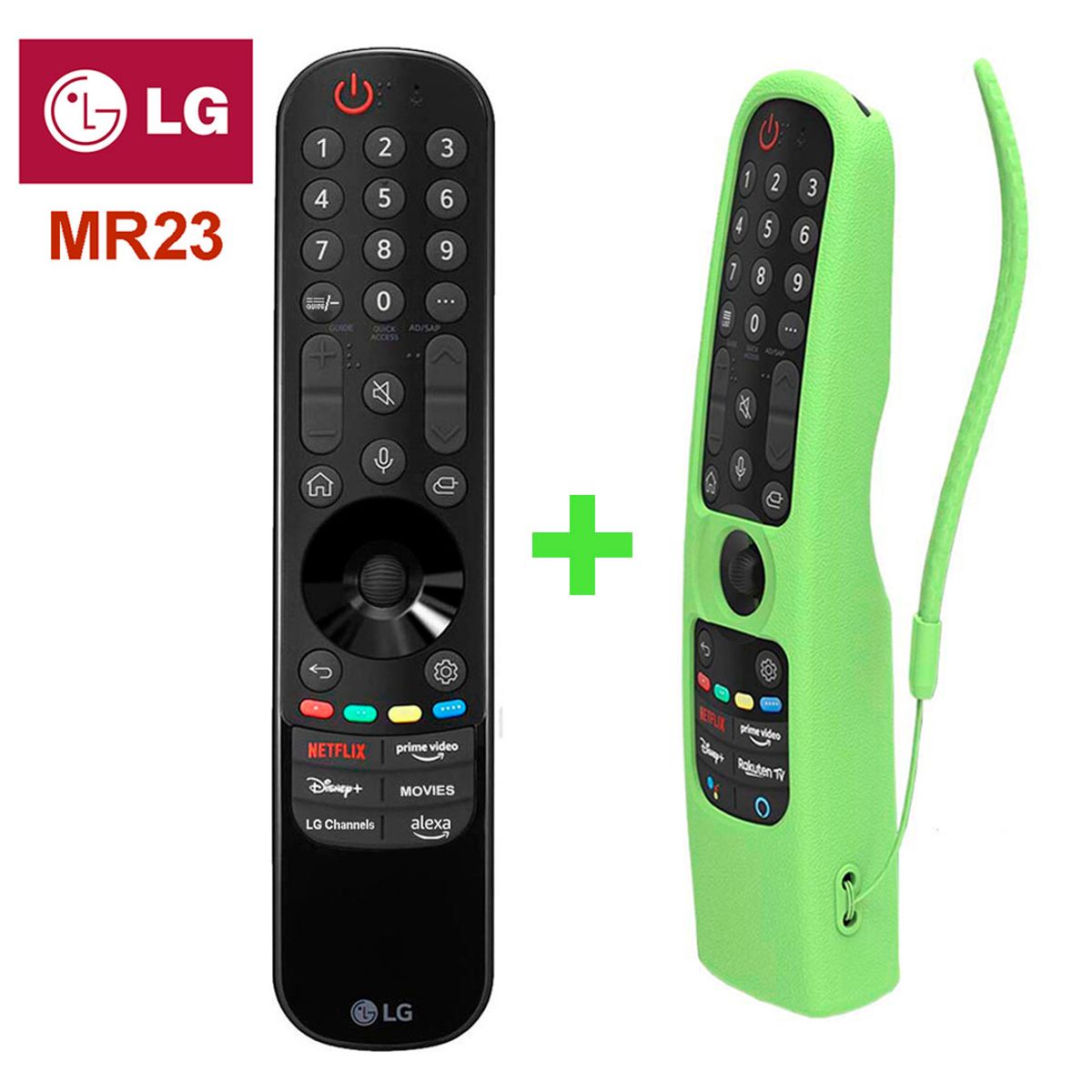 LG - Magic Control LG MR23 + Funda Verde Fosforescente