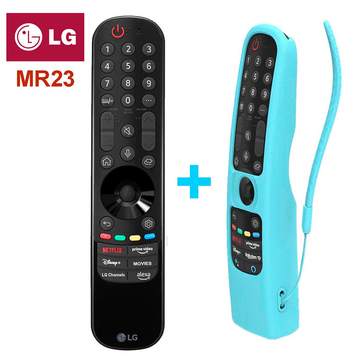 LG - Magic Control LG MR23 + Funda Celeste Fosforescente