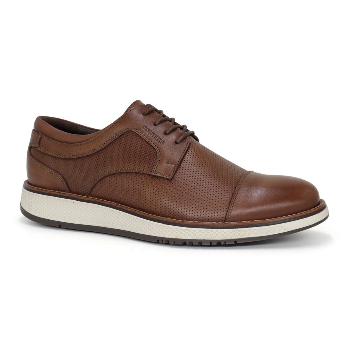CONTERS - Zapatos Casuales De Cuero Hombre CLQ3-CI15 Marrón