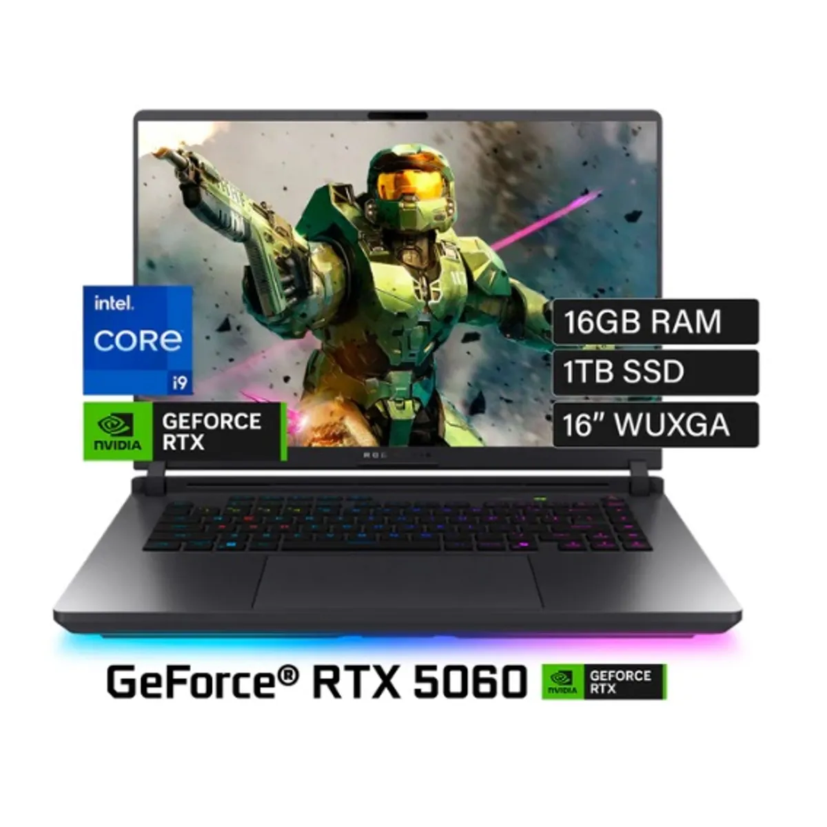 ASUS - ASUS ROG Strix G16 G615JMR-DS94 INTEL COREI9-14900HX 16GB 1TB SSD 8GB VIDEO RTX 5060 16"WUXGA WIN 11
