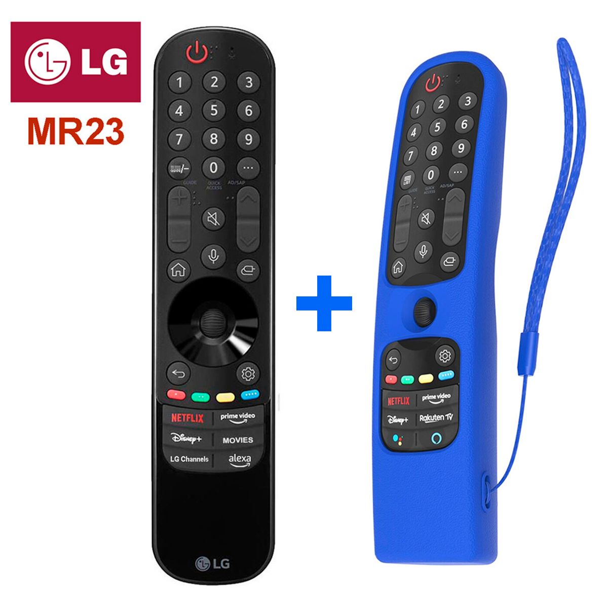 LG - Magic Control LG MR23 + Funda de Silicona Azul