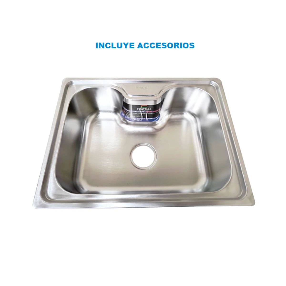 FRATELLI - LAVADERO DE COCINA ACERO INOXIDABLE SATINADO LP-6045