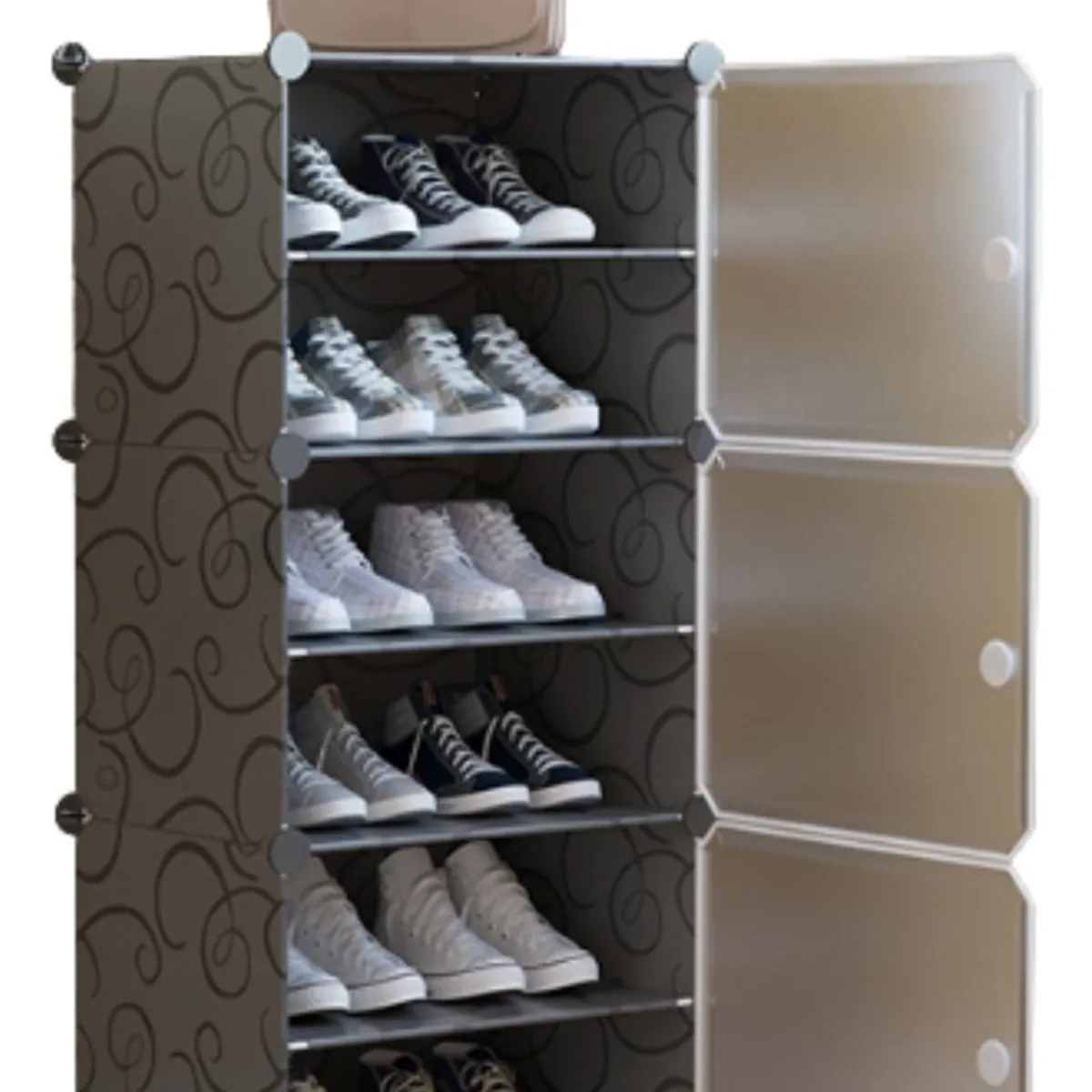 ANYHOGAR - Organizador De Zapatos 6 Módulos 12 Pares