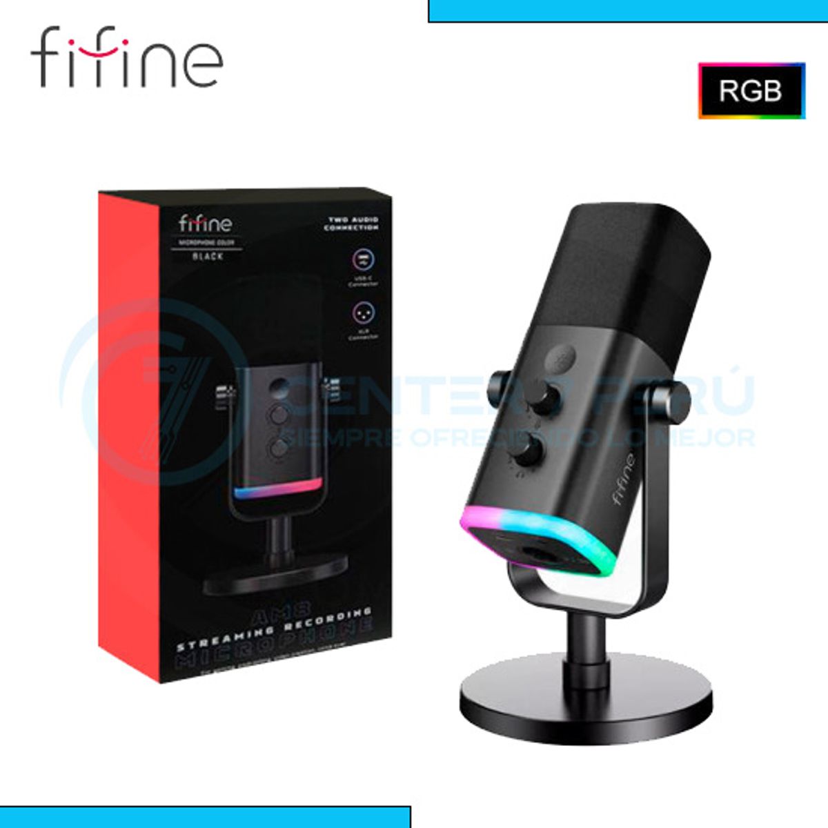 FIFINE - Microfono Dinamino Fifine AM8 BLACK