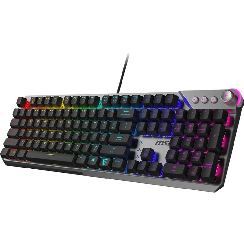 MSI - Teclado Gaming MSI Strike 600 Keyboard Silent Switches RGB