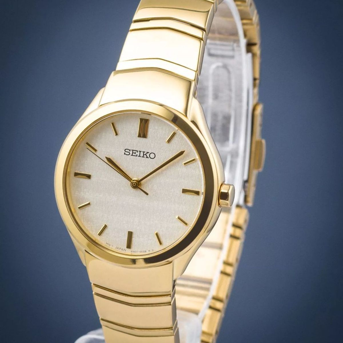 SEIKO - SEIKO Reloj Mujer Coleccion Essentials Acero inoxidable Japones SUR552