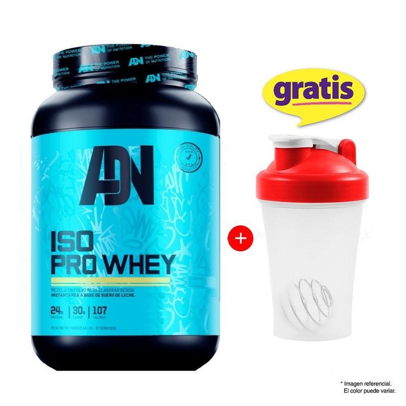 ADN - ISO PRO WHEY ISOLATADA 1.1 KG ADN NUTRITION VAINILLA