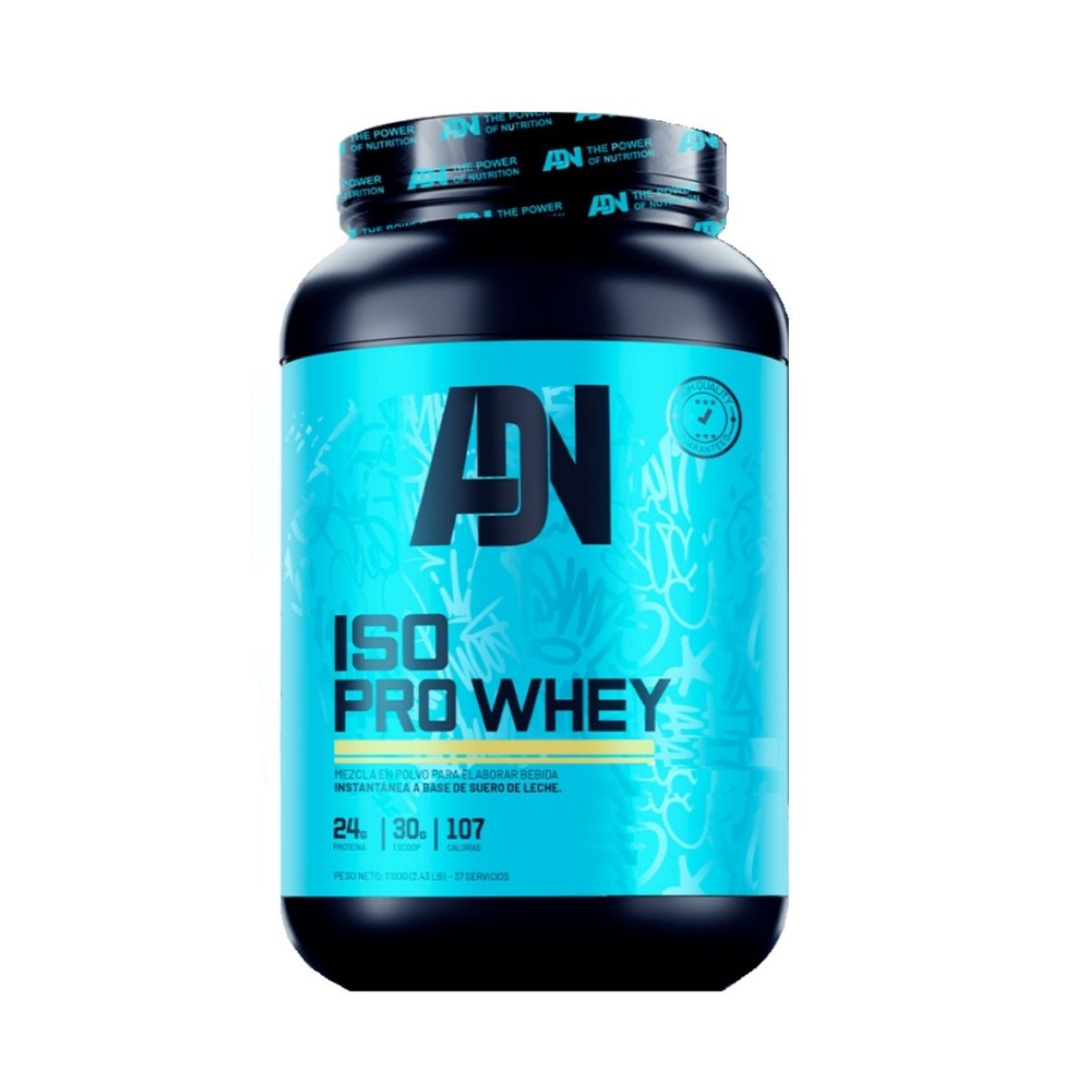 ADN - ISO PRO WHEY ISOLATADA 1.1 KG ADN NUTRITION VAINILLA