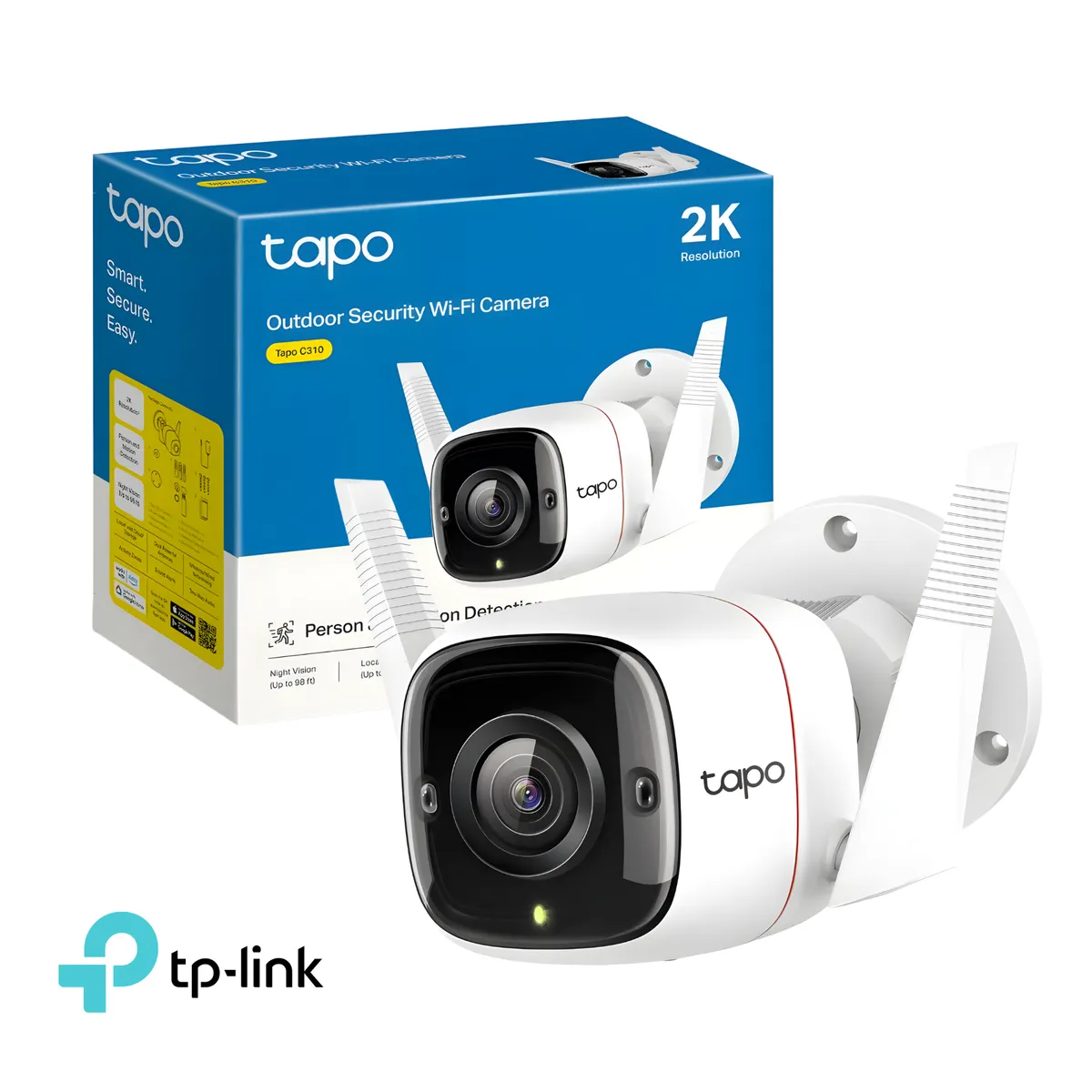 TP LINK - Cámara de Seguridad para EXteriores Wi-Fi TAPO C310 3MP