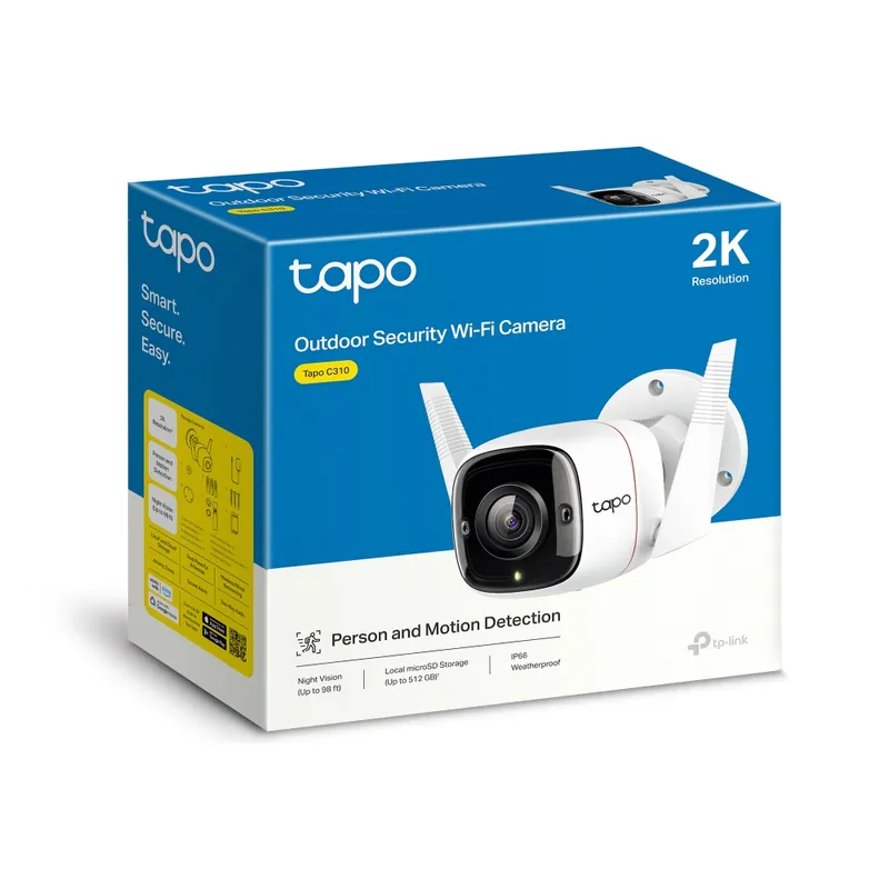 TP LINK - Cámara de Seguridad para EXteriores Wi-Fi TAPO C310 3MP