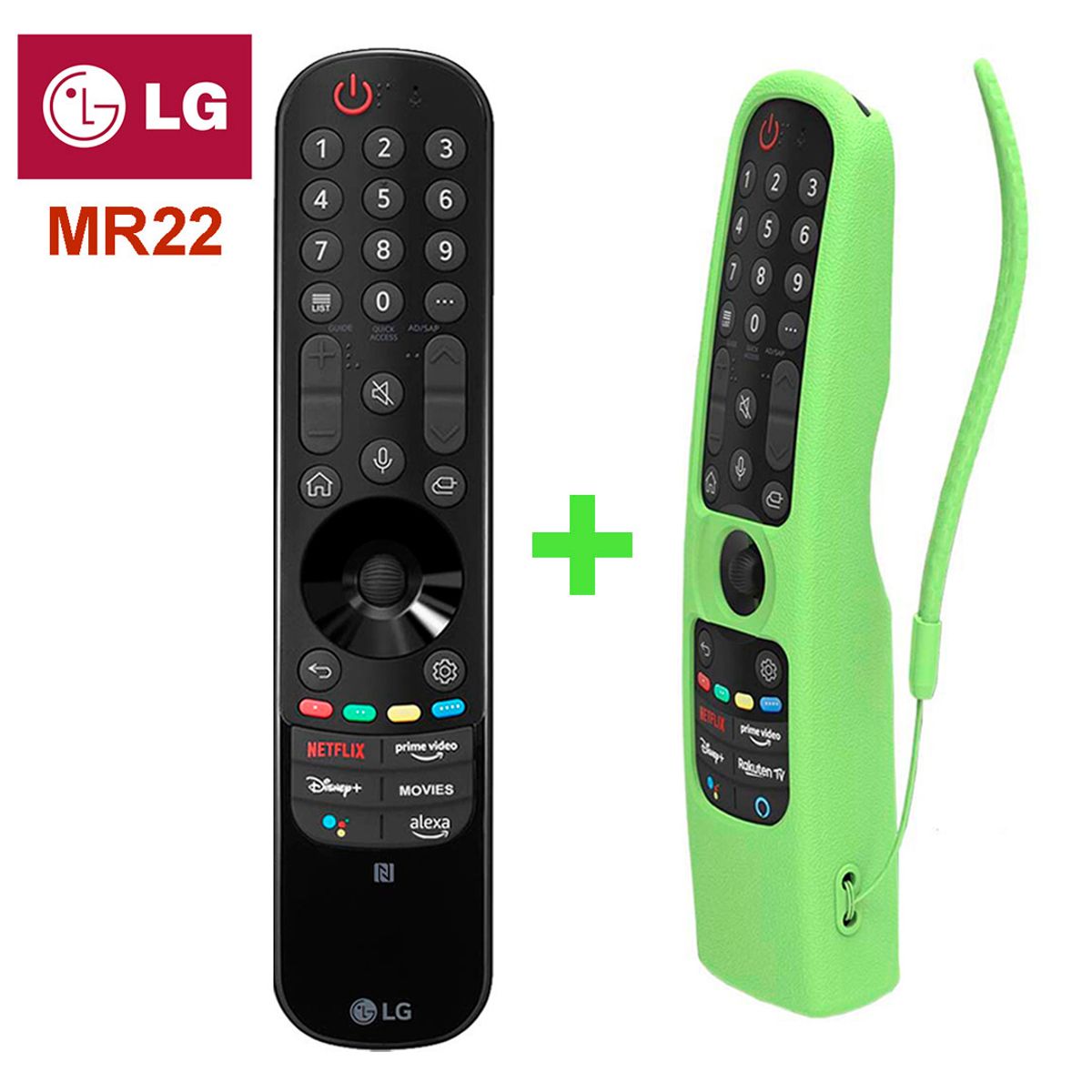 LG - Magic Control LG MR22 + Funda Verde Fosforescente