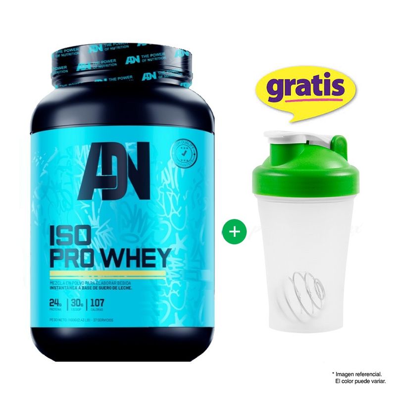 ADN - PROTEÍNA ISO PRO WHEY DE 1100 GRAMOS CHOCOLATE