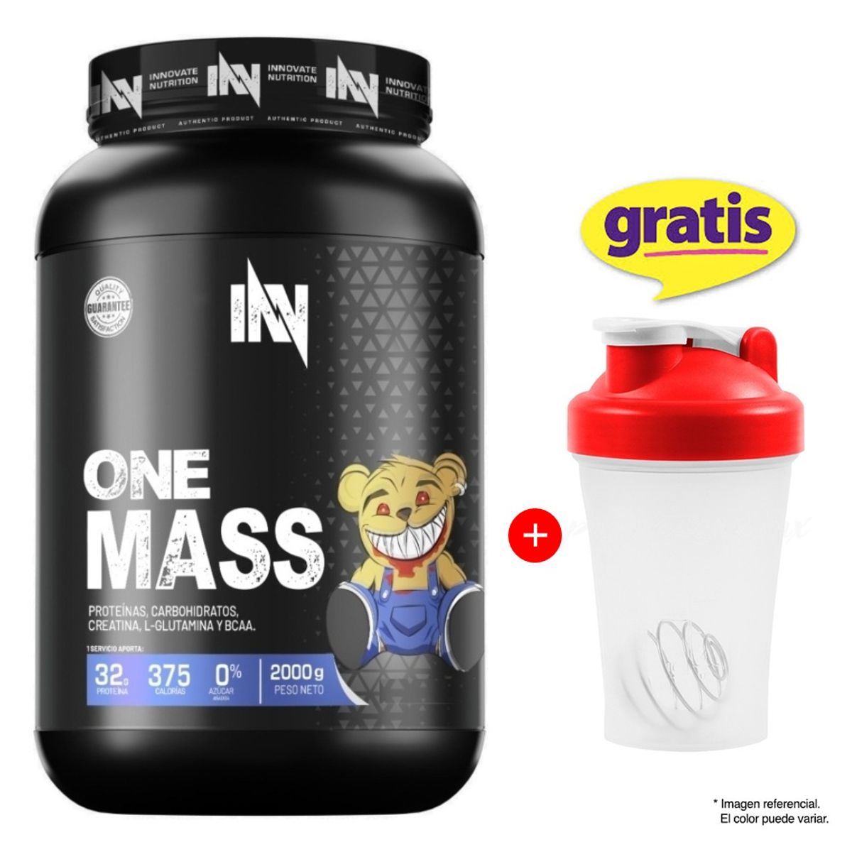 INN INNOVATE NUTRITION - Proteína INN One Mass 2 kg Vainilla