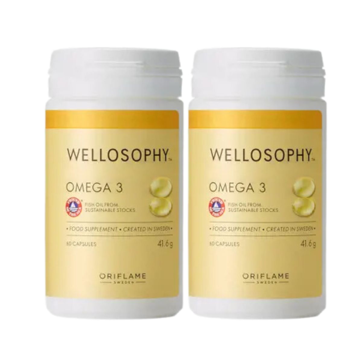 ORIFLAME - PACK X2 OMEGA 3  FISH OIL DHA EPA