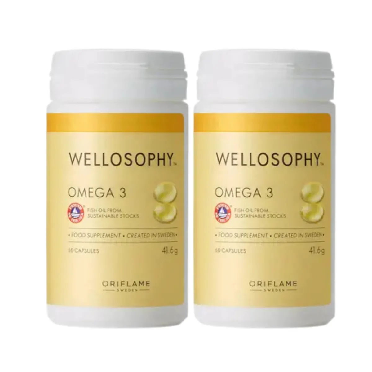 ORIFLAME - PACK X2 OMEGA 3  FISH OIL DHA EPA