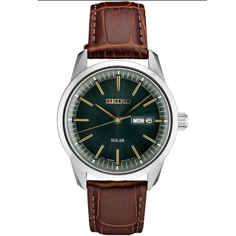 SEIKO - SEIKO Reloj Solar Essentials Coleccion Clasico Japones SNE529