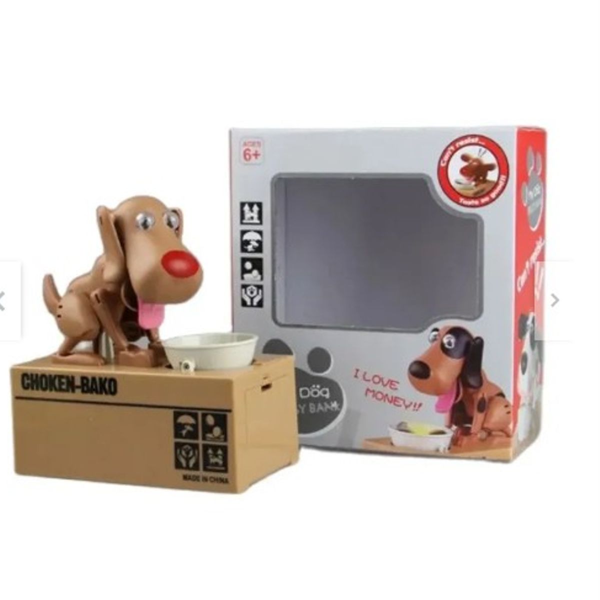 GENERICO - Alcancia Electronica Perro Roba Monedas Juguete Para Niños