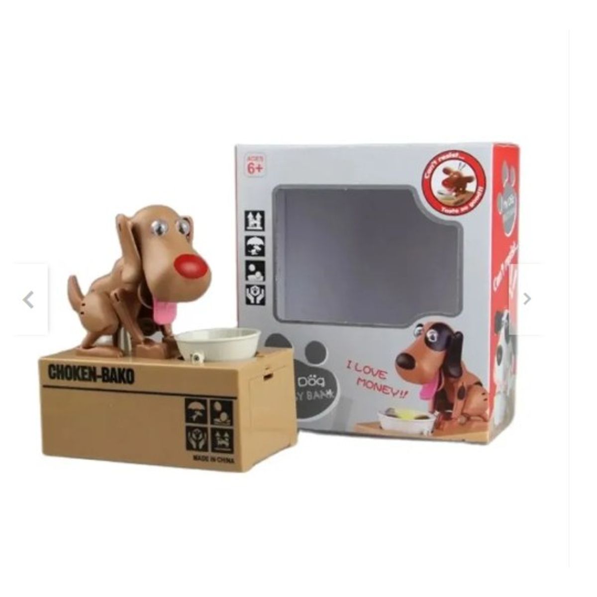 GENERICO - Alcancia Electronica Perro Roba Monedas Juguete Para Niños