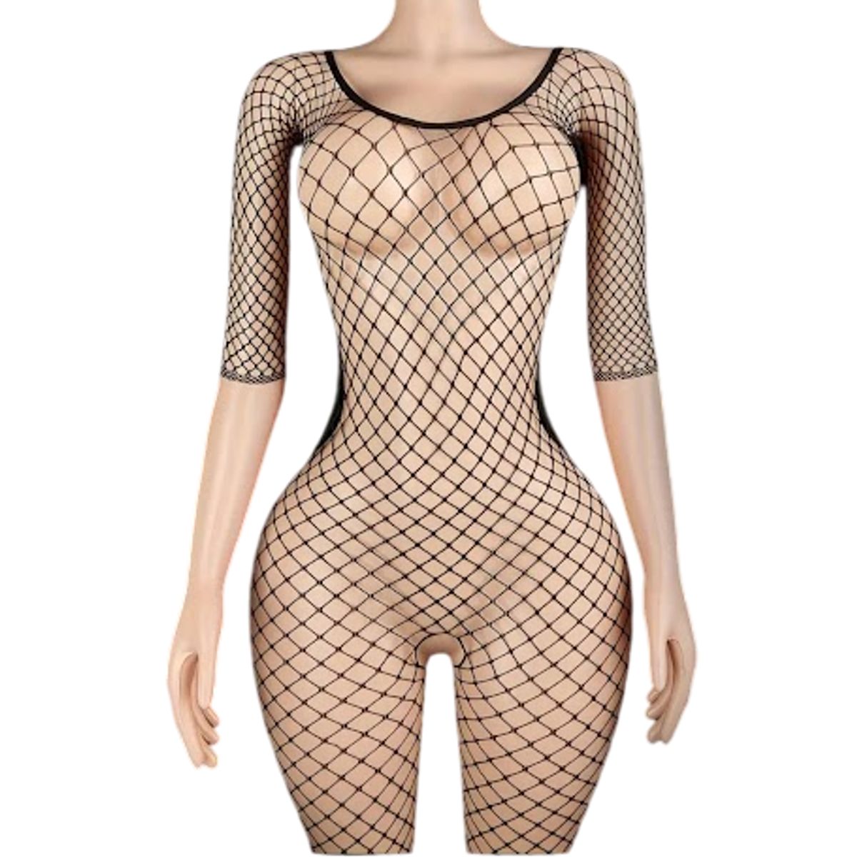 GENERICO - LENCERIA MALLA  CATSUIT ENTERISO SEXY