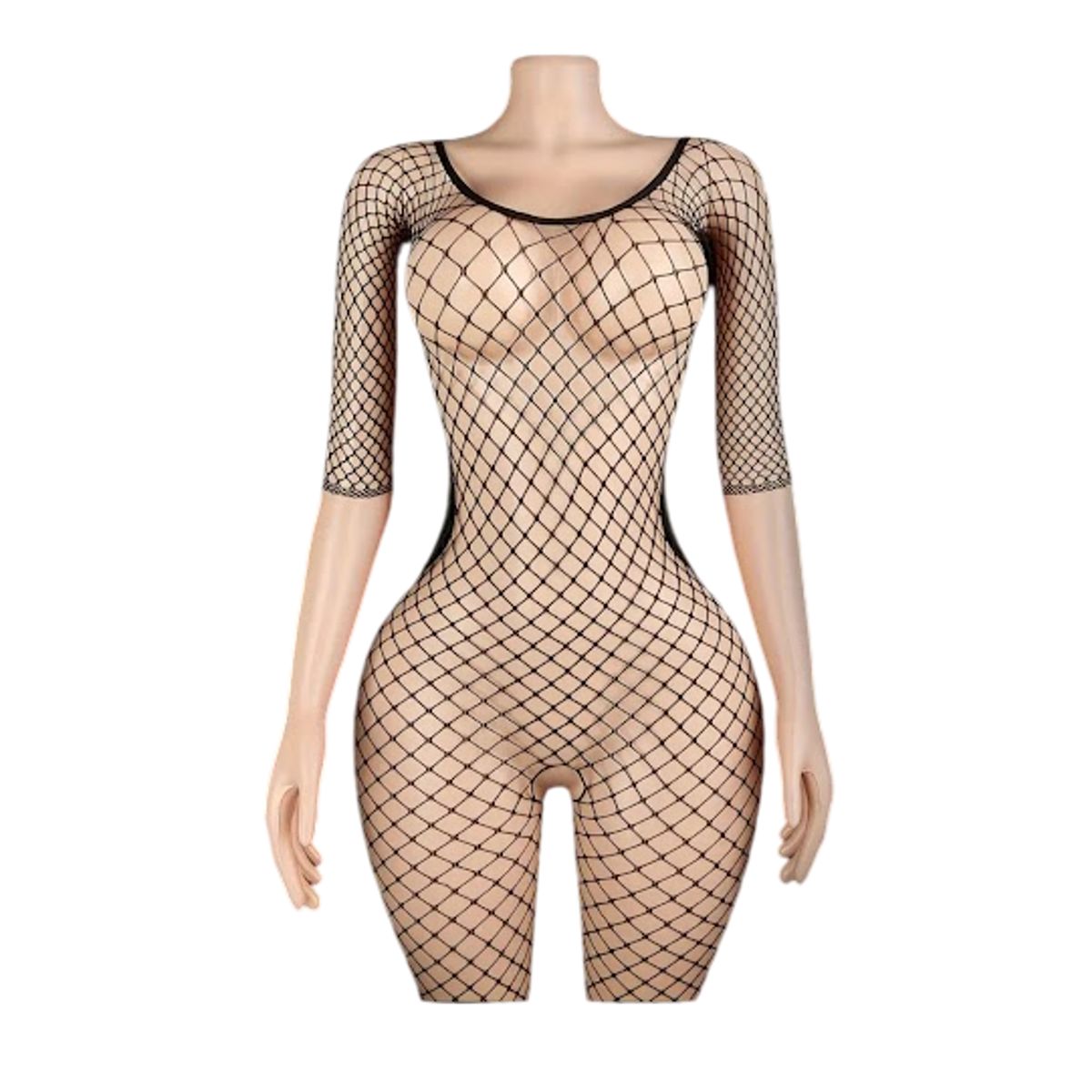 GENERICO - LENCERIA MALLA  CATSUIT ENTERISO SEXY