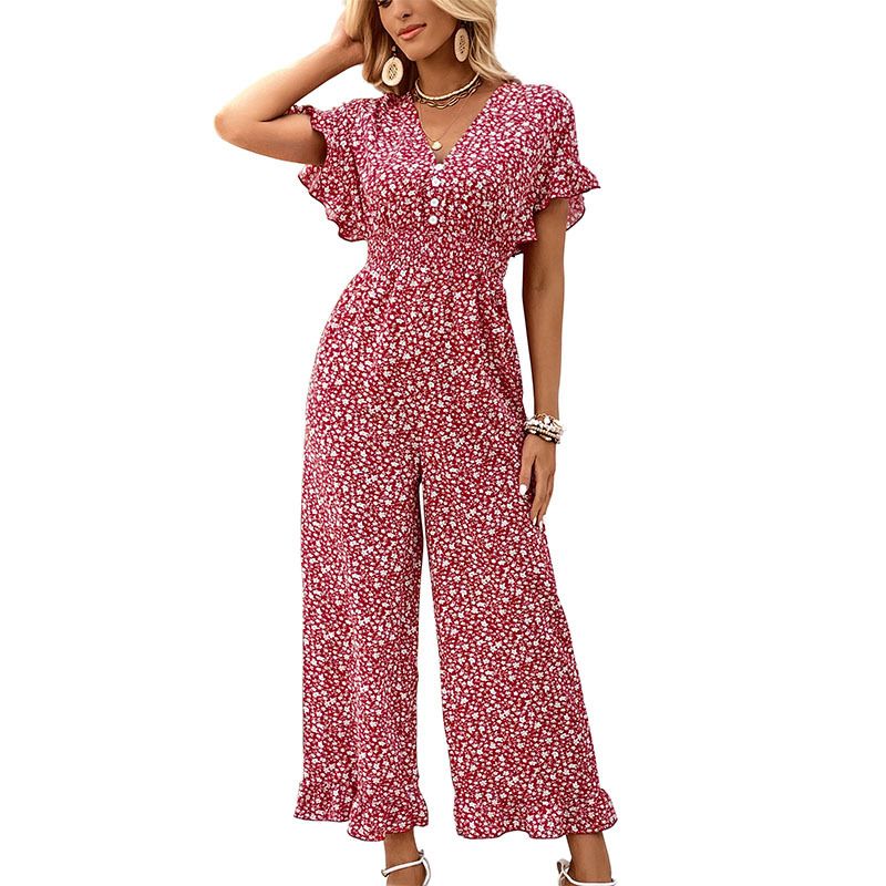 BLWOENS - Mono de verano para mujeres - Rojo