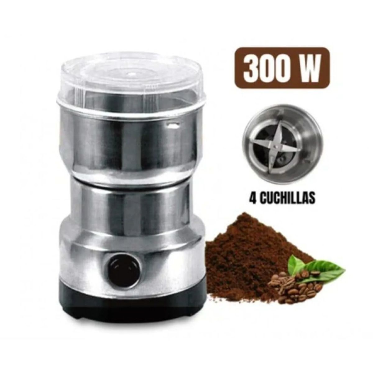 GENERICO - Molinillo Eléctrico para cafe De Acero Inoxidable 300 W – Moledor.