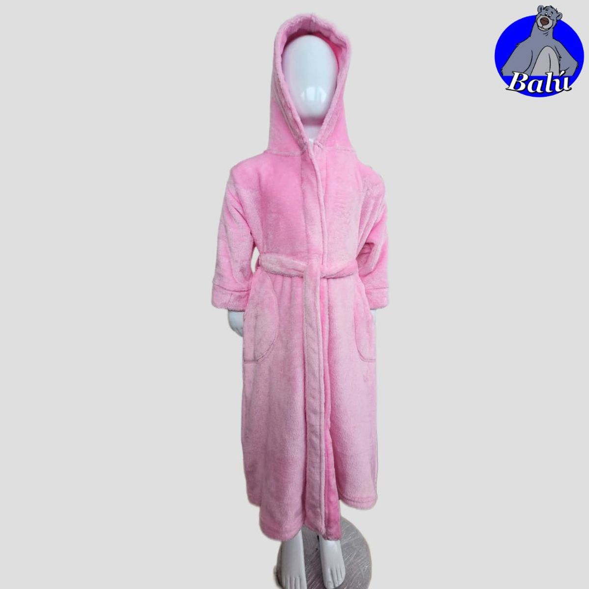 GENERICO - Salida de cama larga en felpa