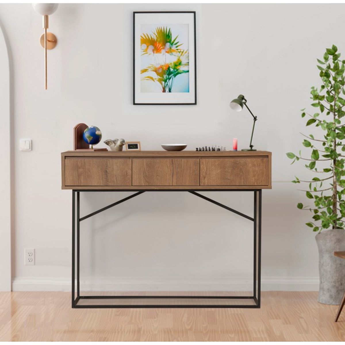 STARHOME - Arrimo Recibidor Consola Aalto Espresso 120 cm