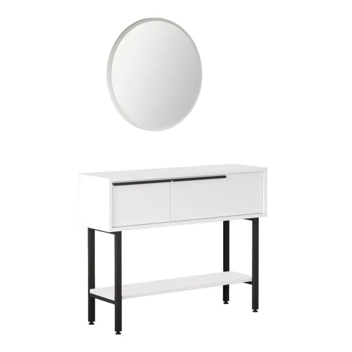 STARHOME - Arrimo Recibidor Consola Bela Blanco 100 cm