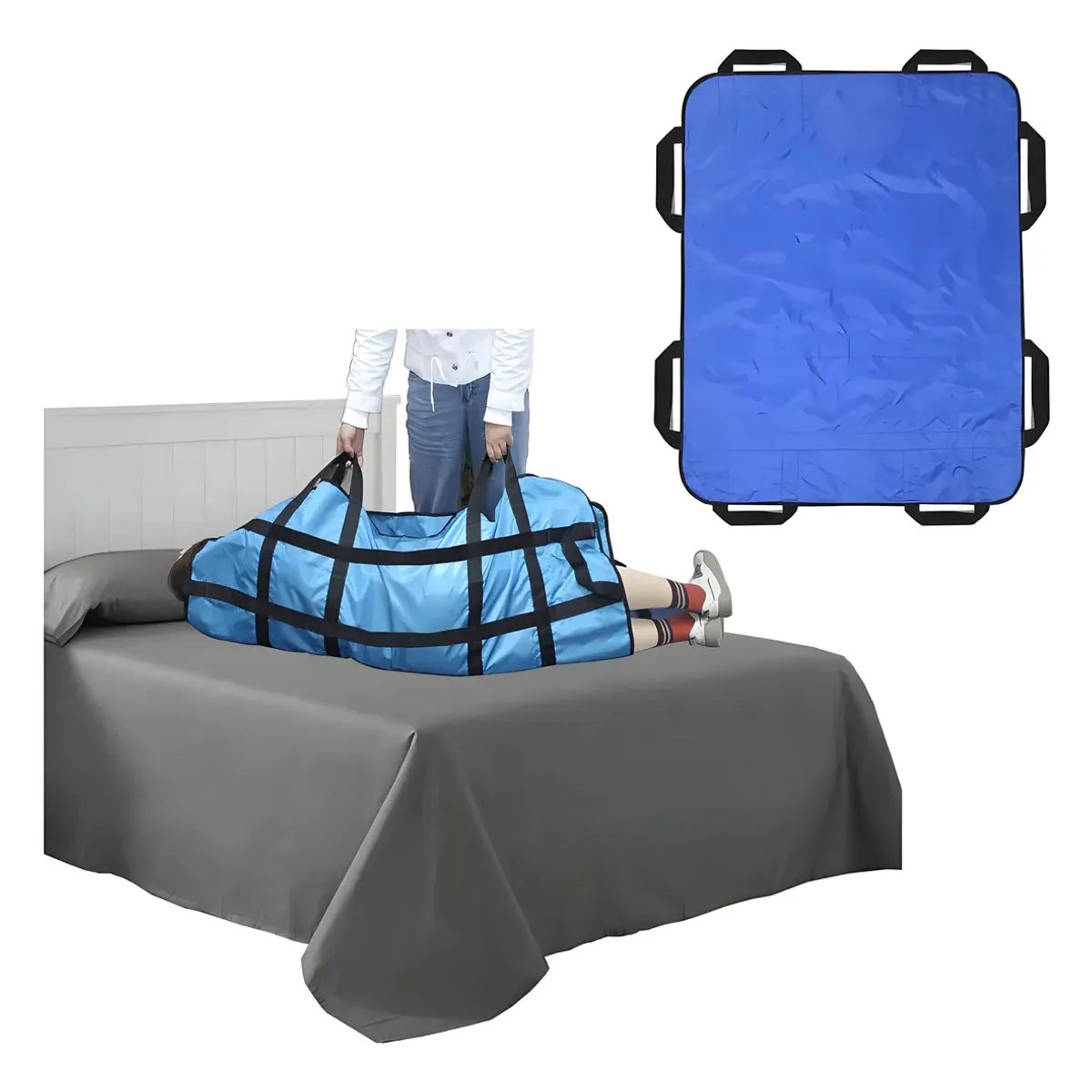 PUREPOWER - Sábana para Volteo Fácil de Pacientes Adultos Mayores en Cama