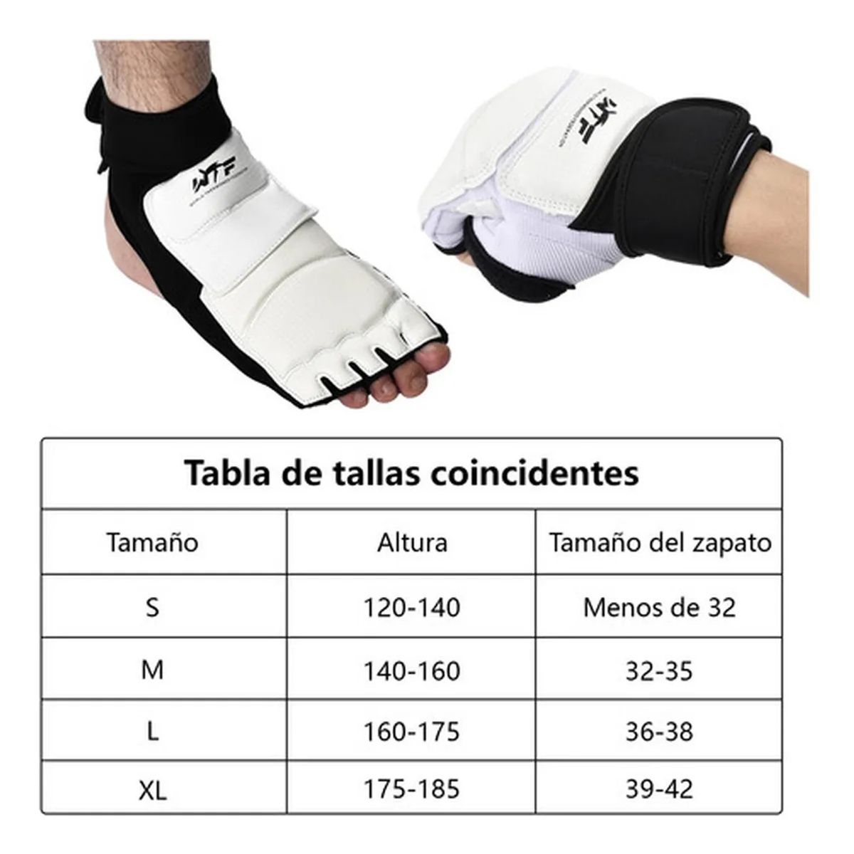 PUREPOWER - Guantes Y Empeineras De Entrenamiento De Taekwondo